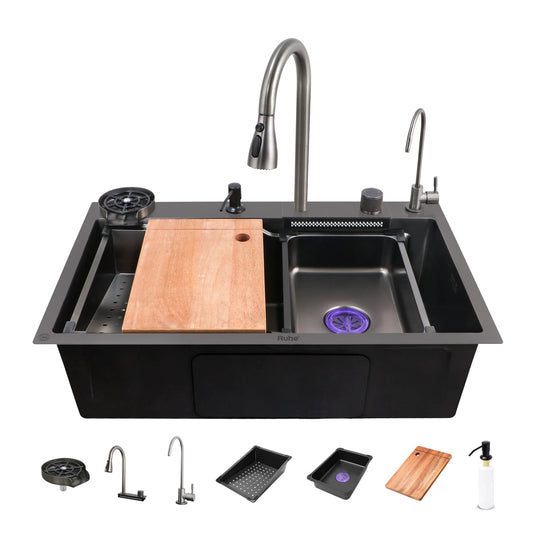 Nano Smart Kitchen Sink (30 x 18 x 9 Inches)