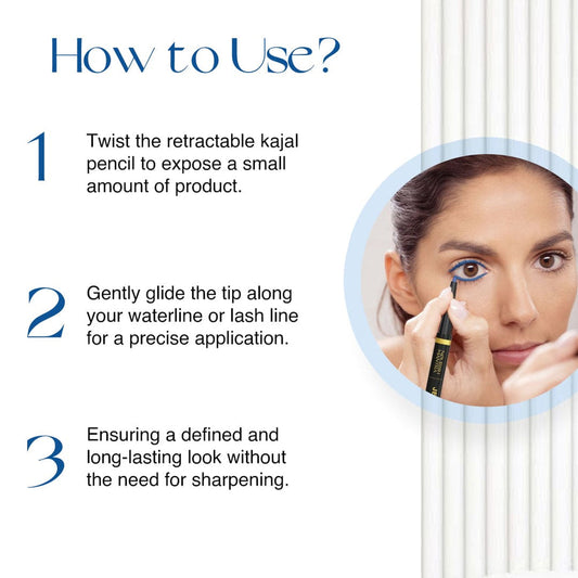 Raven Twin Combo - Black Kajal & Eyeliner