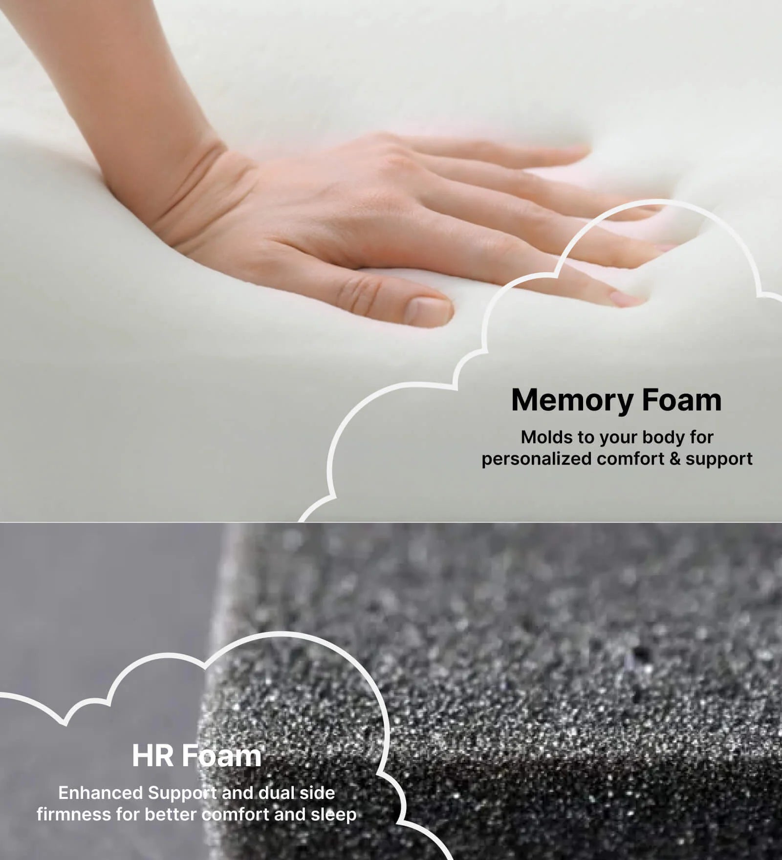 May Original Orthopedic Memory Foam 8 Inches King Size Mattress