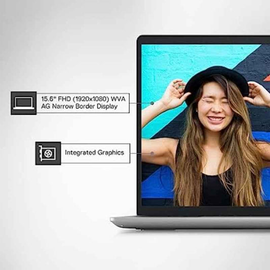 Dell 3511 Platinum Silver Laptop with MS Office 11th Gen Core i3 8GB/512GB SSD/Win 11 Home & 15.6 inch Display, D560749WIN9S