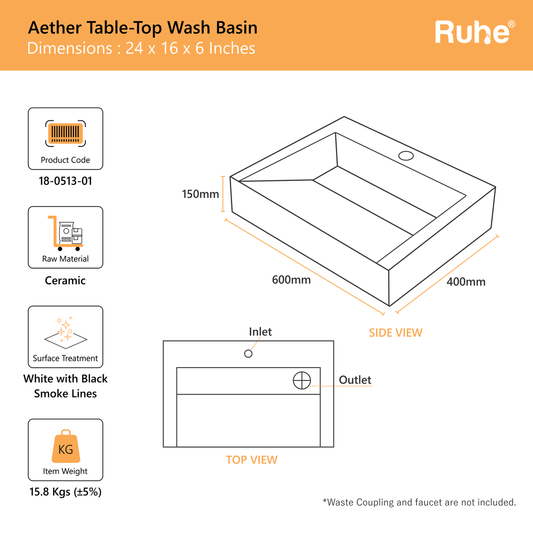 Aether Table Top Wash Basin