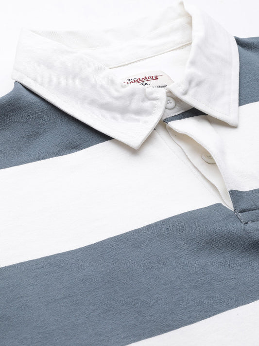 Roadster
Men Striped Relaxed Fit Polo Collar T-shirt