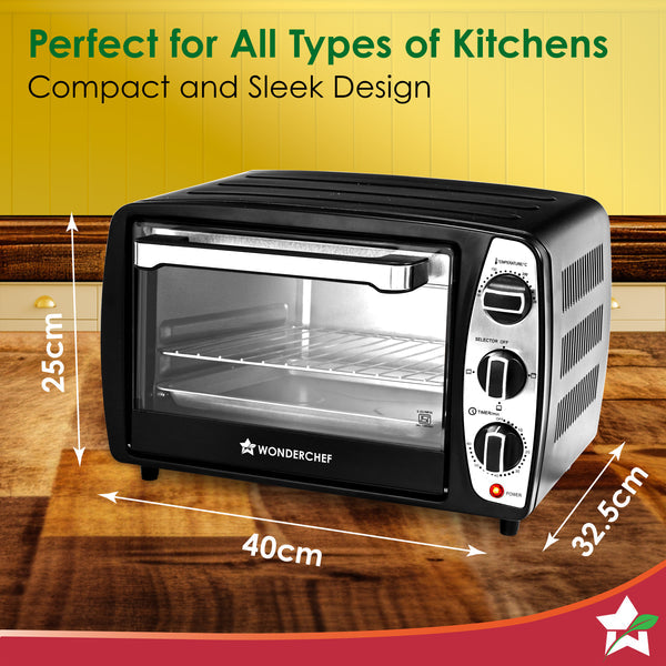 Oven Toaster Griller (OTG) 17 L Bake, Grill, Roast Auto-Shut Off Heat-Resistant Tempered Glass Customised Time & Temperature Control Heat Selector Easy to Clean 2 Year Warranty