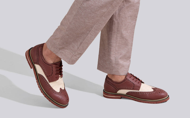 Jute Dress Oxfords : Brown