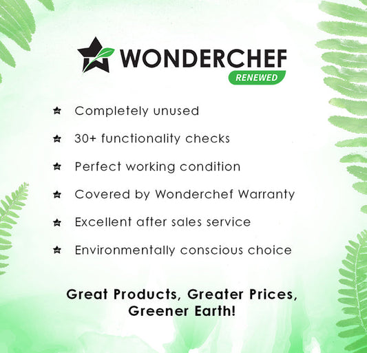 Wonderchef Renewed Chef Magic All-in-One Kitchen Robot Automatic Chopping, Sautéing, Stirring, Kneading, Steaming & more Wi-fi & Mobile App Pre-Loaded Recipes by Chef Sanjeev Kapoor