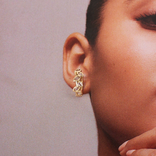 Leaf Cluster Earrings