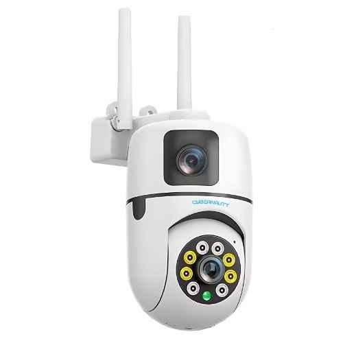 Cybernautt V4K 4MP Dual Lens Full HD Smart Wi-Fi Camera with Colour Night Vision, Human & Motion Detect, 2 Way Audio, Alarm & Support 256GB SD
4.8