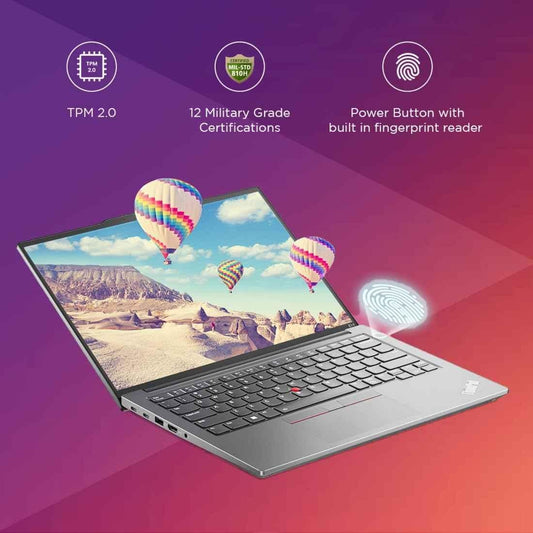Lenovo ThinkPad E14 G5 Silver Laptop with 13th Gen/Intel Core i7 Processor/16GB RAM/512 SSD/35.56 cm FHD Display