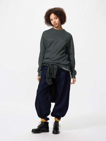 Soft Knitted Fleece Crew Neck T