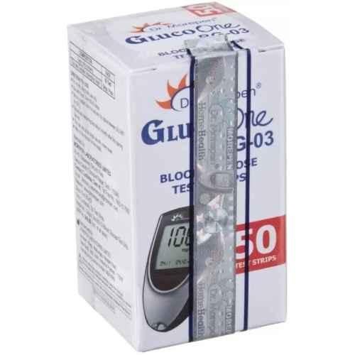 Dr. Morepen Gluco One BG-03 50 Pcs Glucometer Strips Box