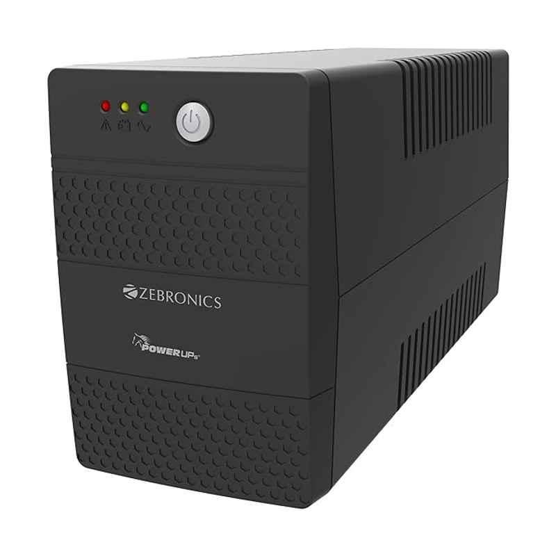Zebronics ZEB-U735 600VA Black Microcontroller Based UPS